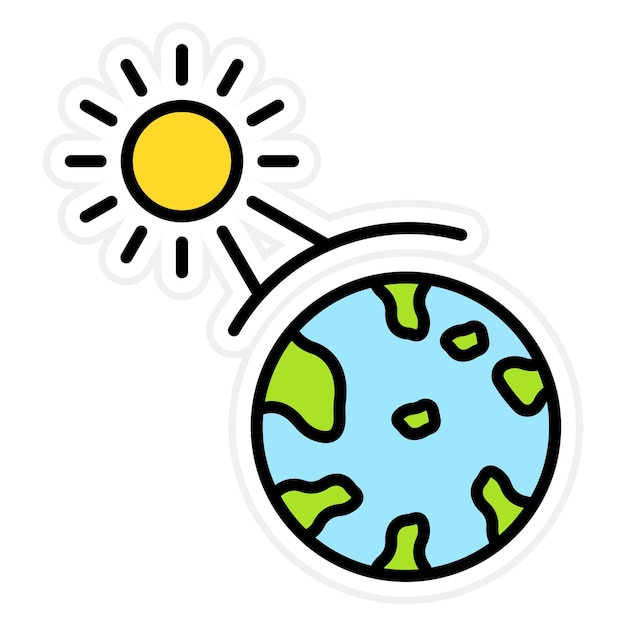 ベクトル 温室効果アイコンのベクトル画像は,再生可能エネルギーに使用できます.