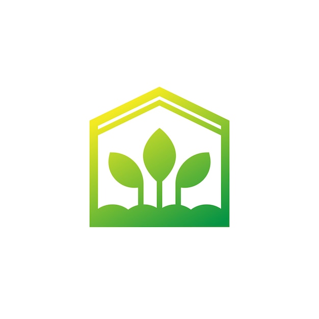 Greenhouse icon on white vector