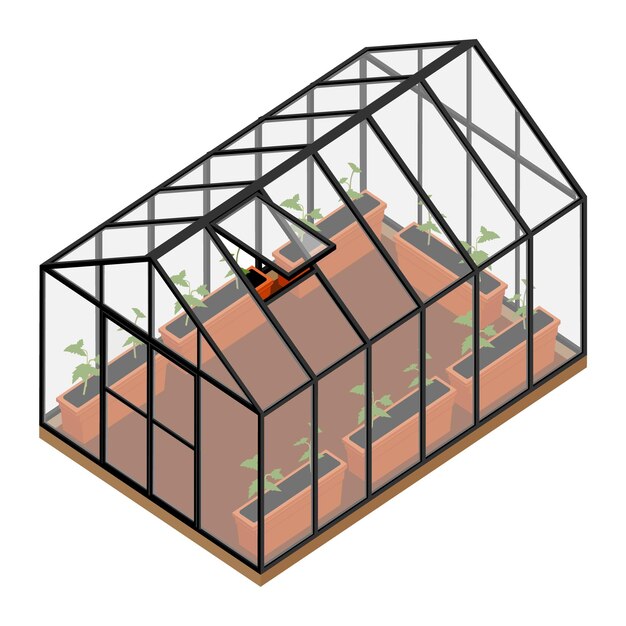 greenhouse at an organic farm