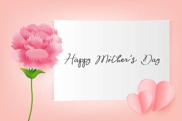 Greeting card happy mother day