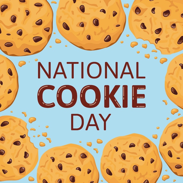 Greeting card for National Cookie Day