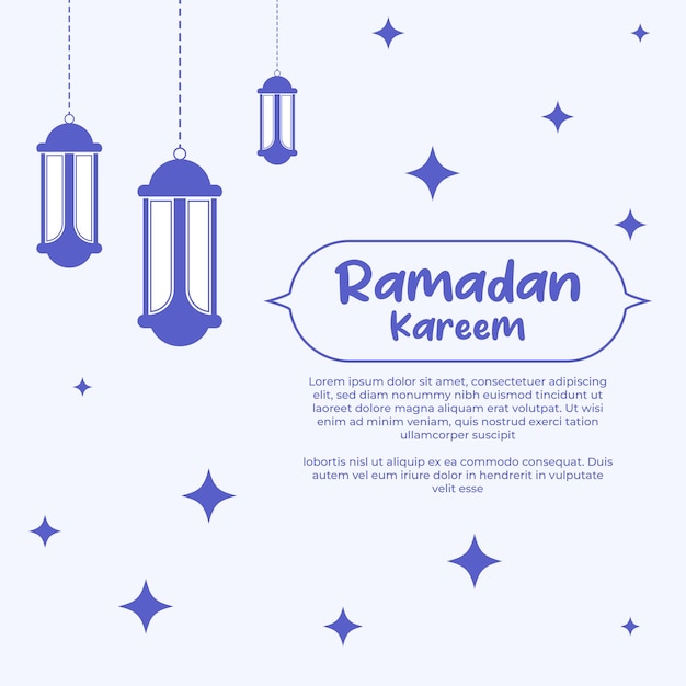 Greeting card ornaments for Islamic holidays