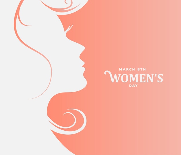 Greeting design for womens day backgraund