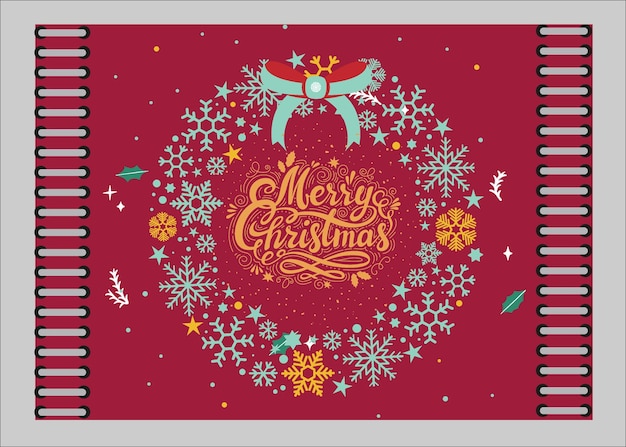 祝賀カード メリークリスマス & ハッピーニューイヤー ハッピークリスマス 友達 新年カード