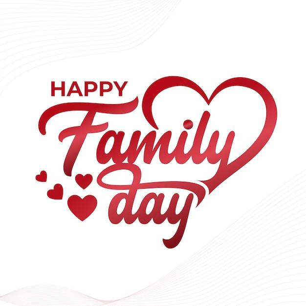 greeting text of happy family day