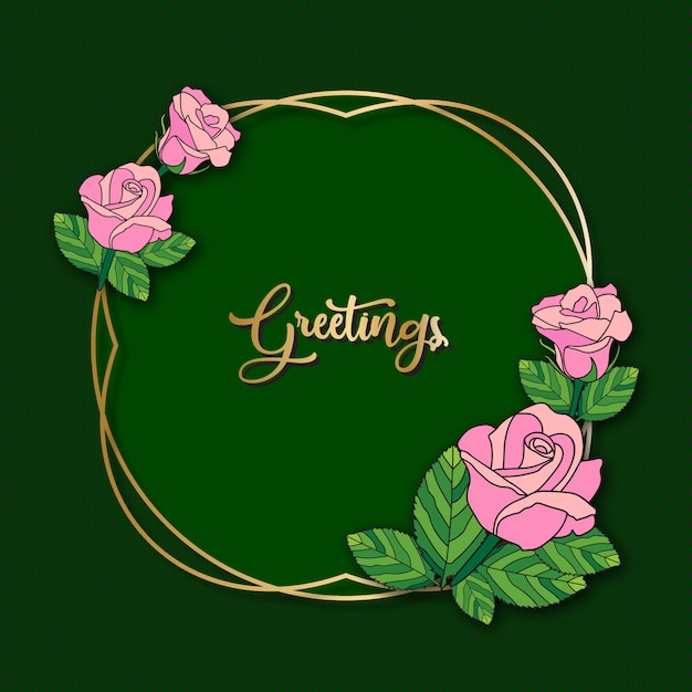 Greetings Card Template