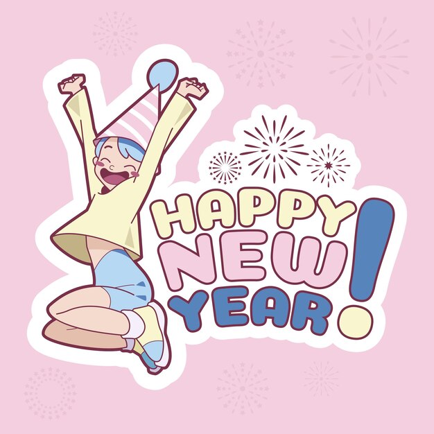 Vector greetings new year 2023 design