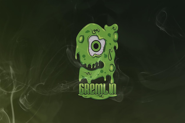 Логотип gremlin monogram esport premium