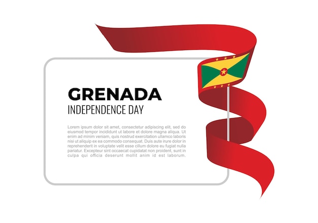 Grenada Onafhankelijkheidsdag achtergrond gevierd op 7 februari