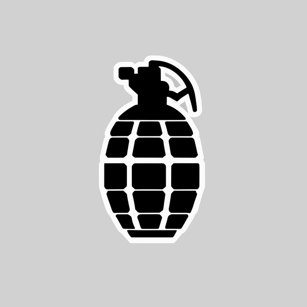 Grenade icon vector illustration