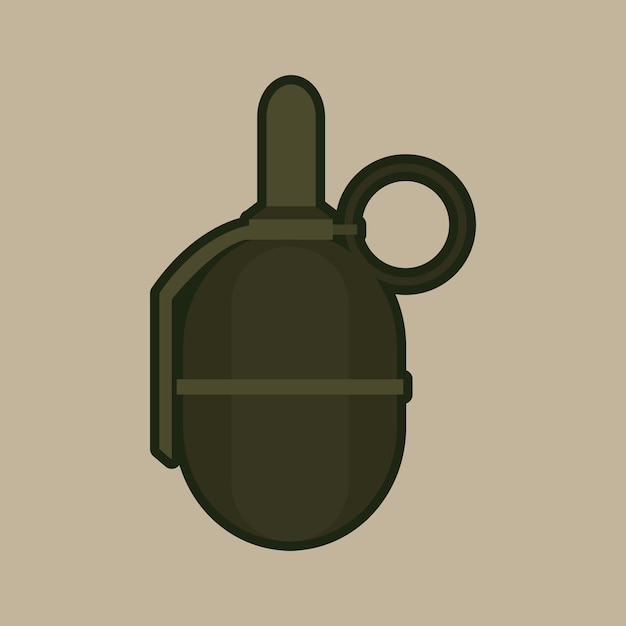 Grenade vector illustration background