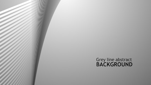 Grey abstract background with curve stripes line for backdrop or presentation