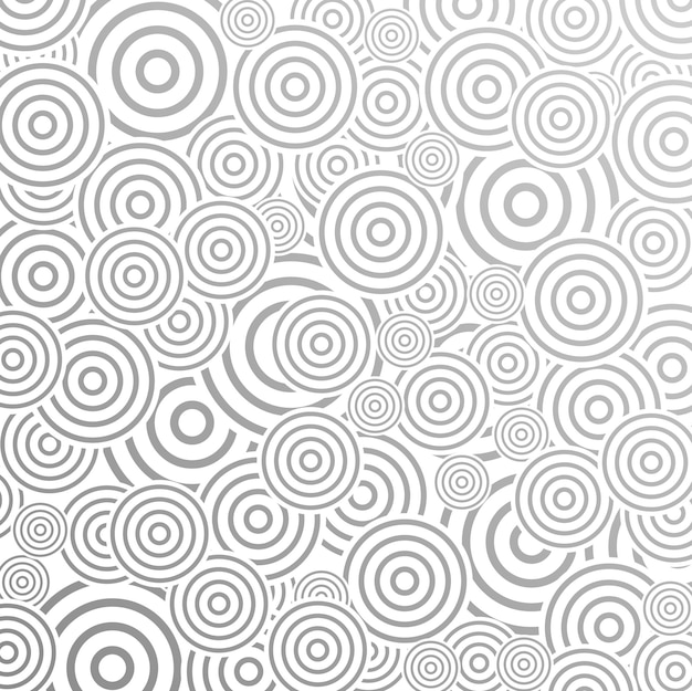 Grey abstract pattern design with rings