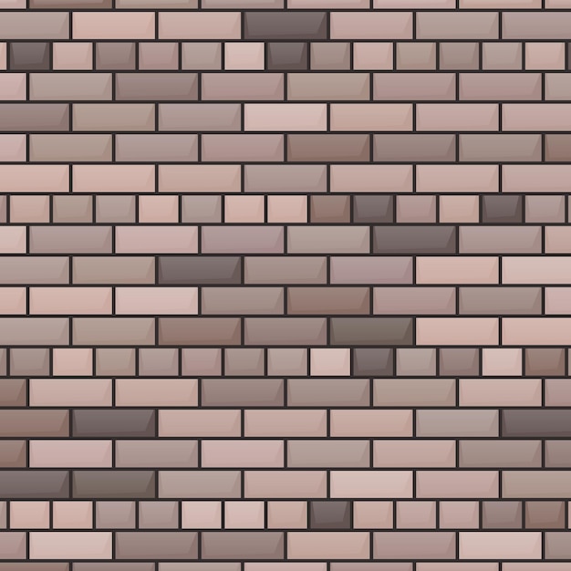 Grey brick wall background Vector illustration