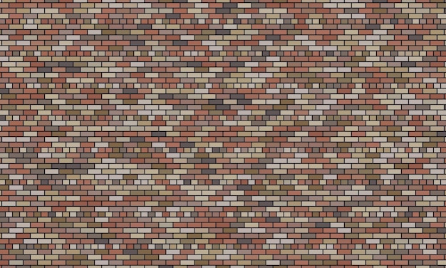 Vector grey brick wall background