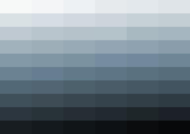 वेक्टर grey color pallet with differnt shades
