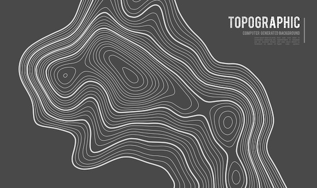 Vector grey contours vector topography geographic mountain topography vector illustration topographic patte