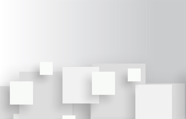 Vettore sfondo grigio business geometrico con forma a ingranaggi illustrazione vettoriale