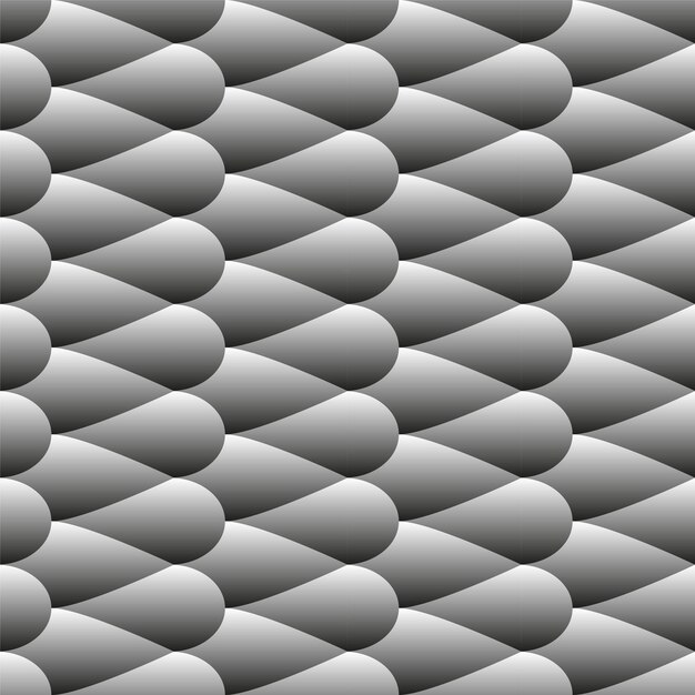 Vettore fondo astratto senza cuciture di struttura geometrica decorativa di gradiente grigio