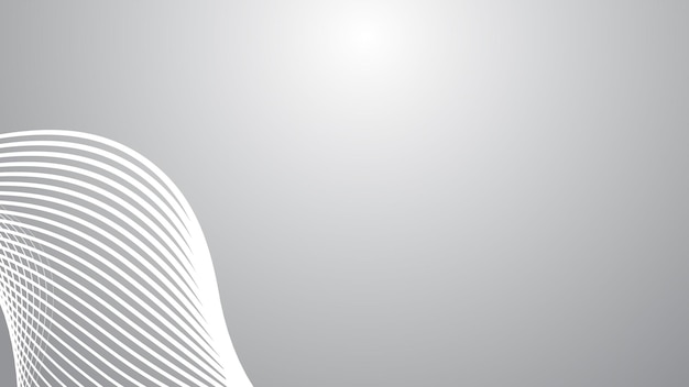 Grey gradient with curve line abstract background vector image for backdrop or presentation