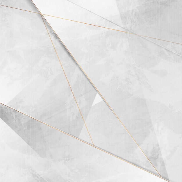 Vector grey grunge corporate abstract background with golden lines vector illustration