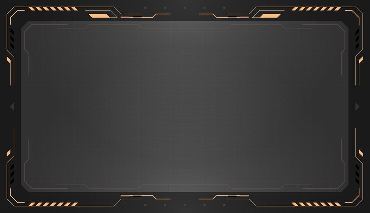 Vector grey hud frames vector futuristic user interface modern technology digital control panel design