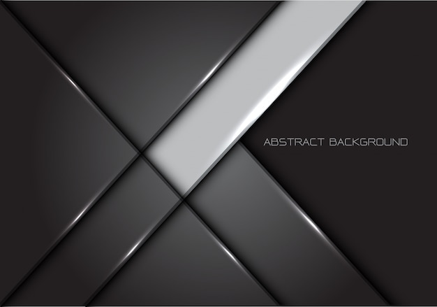 Vector grey line glossy metal background.