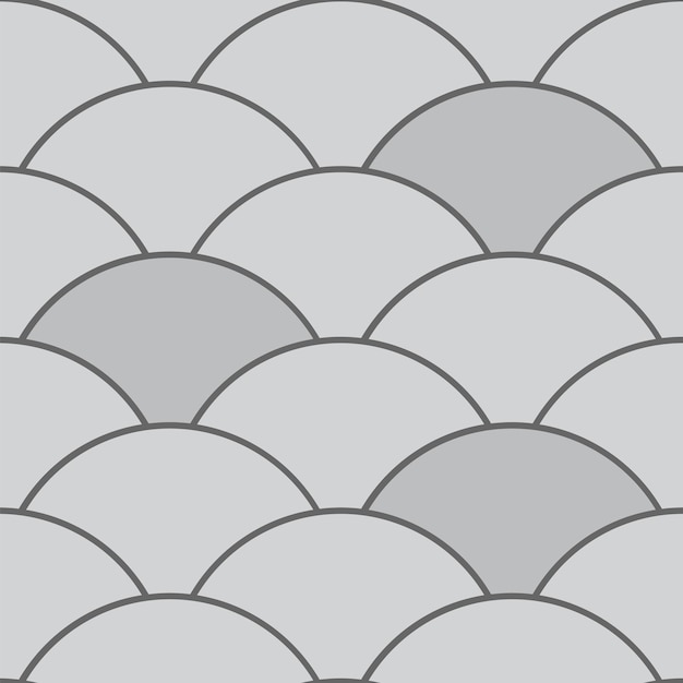 Vector grey paving pattern with ginko leaf shape tile