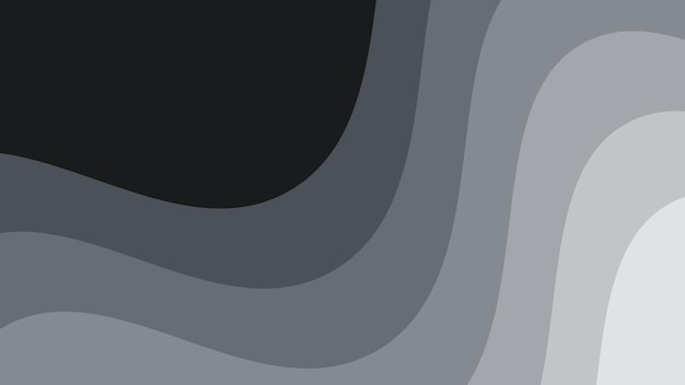 grey wave paper cut abstract background vector image