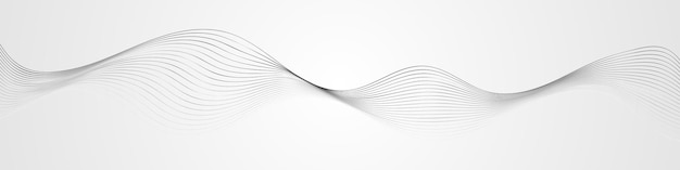 추상 파 요소와 회색 흰색 추상 배경 디지털 주파수 트랙 이퀄라이저 라인 웨이브 추상 스트라이프 디자인 디자인에 대 한 추상 파 요소 벡터 EPS 10