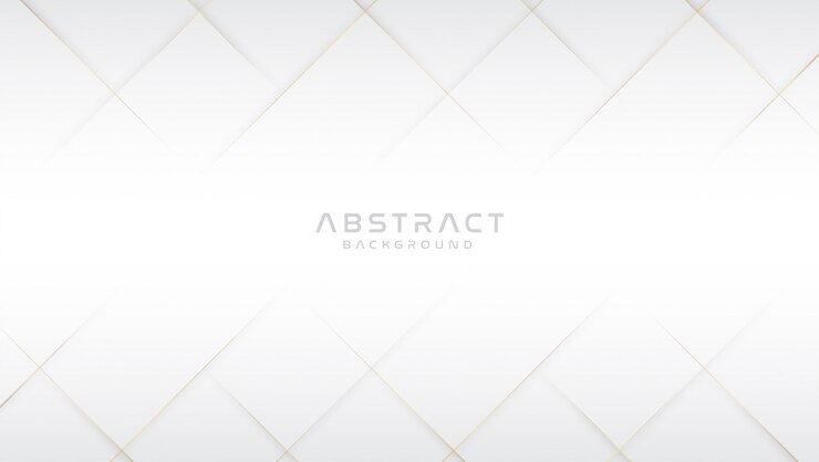 Grey white abstract background with gold line