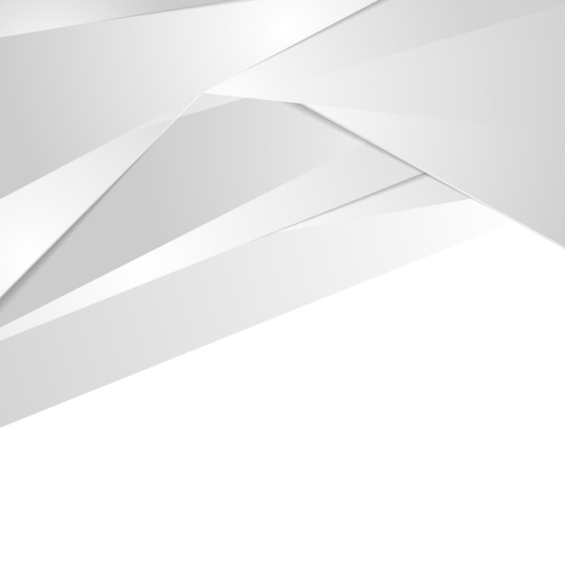 Vector grey white abstract corporate background