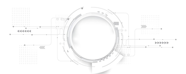 Серый белый абстрактный технологический фон hi tech digital connect communication high technology