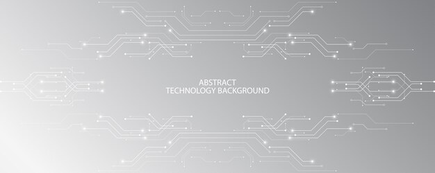 Sfondo tecnologico astratto bianco grigio, connessione digitale hi tech, comunicazione, alta tecnologia