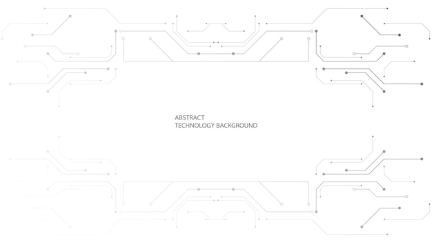 Sfondo tecnologia astratta bianco grigio, connessione digitale hi-tech, comunicazione, alta tecnologia