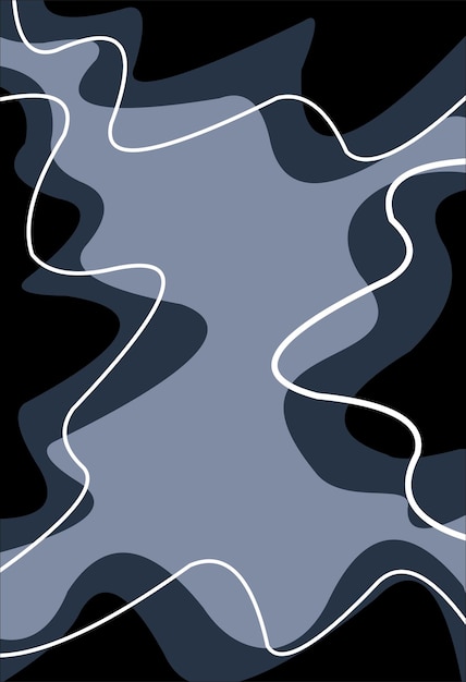 Vector greyblue and black abstract