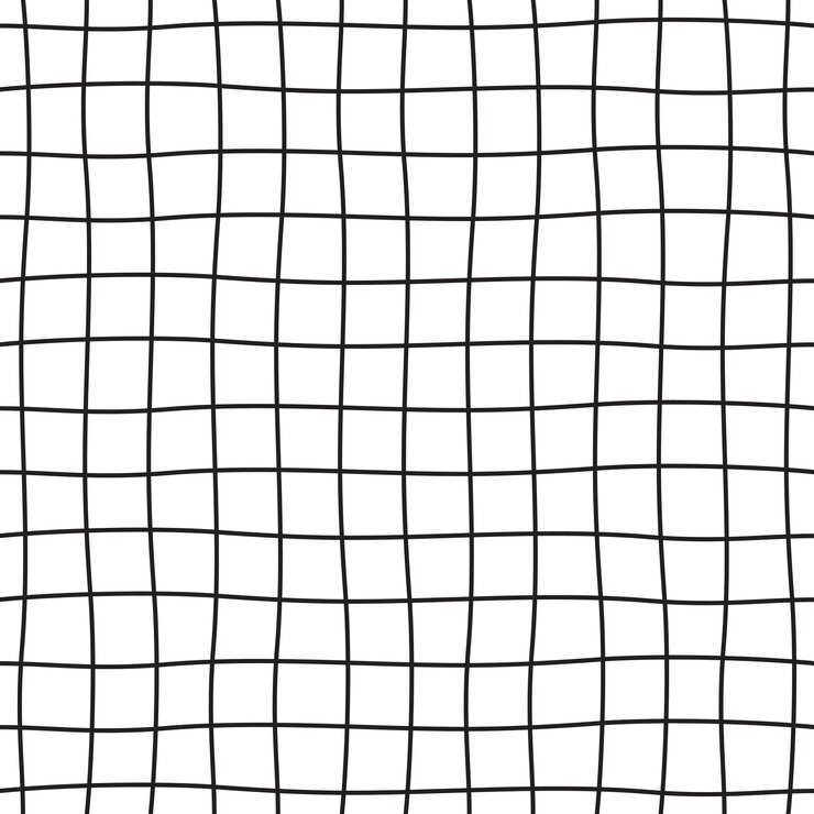 Vector grid drawn by hand