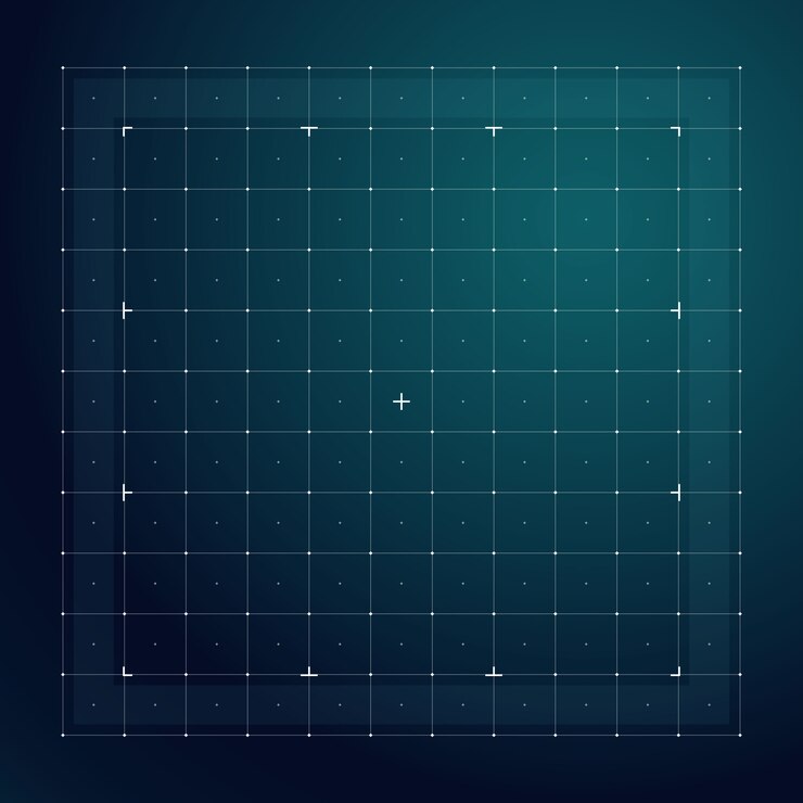 Vector grid for futuristic hud interface. line technology vector pattern. digital screen interface display, electronic grid for futuristic user system illustration