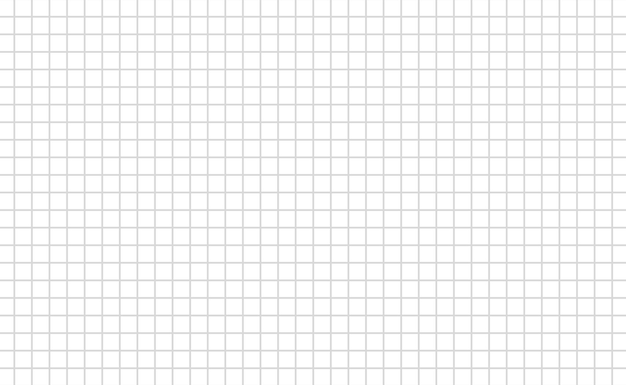 Вектор Векторный лист линий сетки миллиметровая бумага с черным или серым рисунком на белом фоне