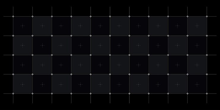 Vector grid overlay grid background digital print concept