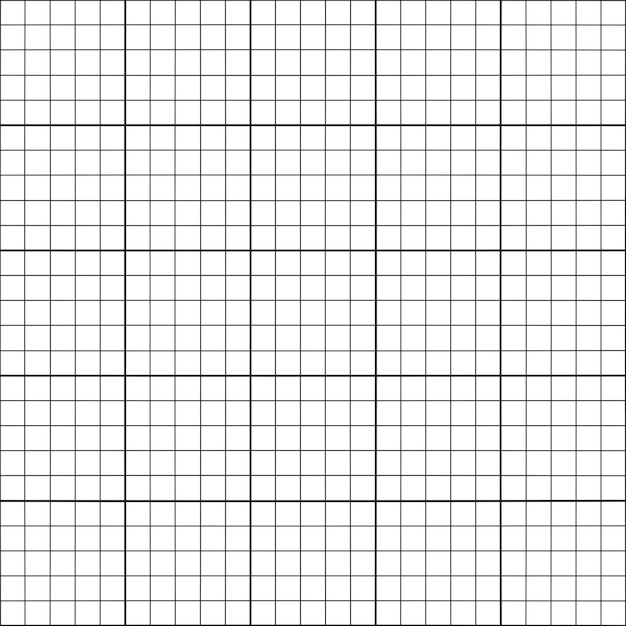 Grid vierkant grafiek lijn volledige pagina op wit papier achtergrond vector naadloos patroon