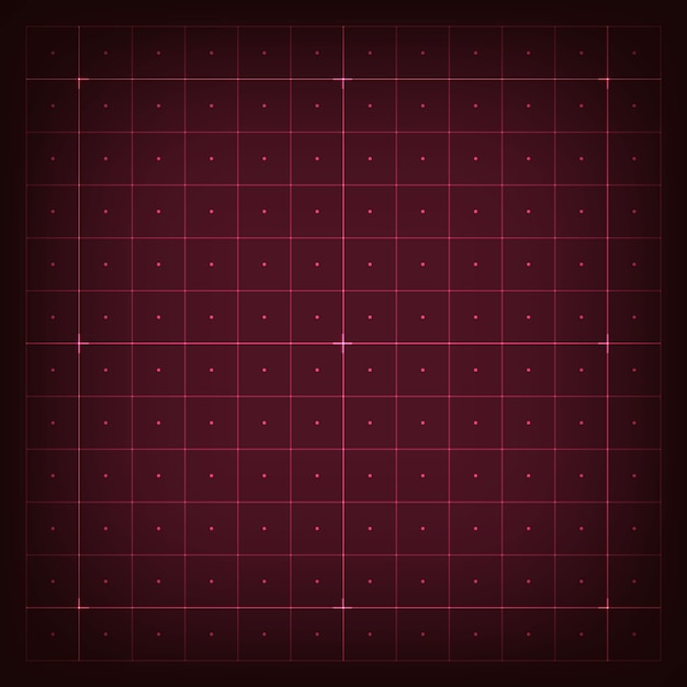 Vector grid for virtual futuristic interface hud