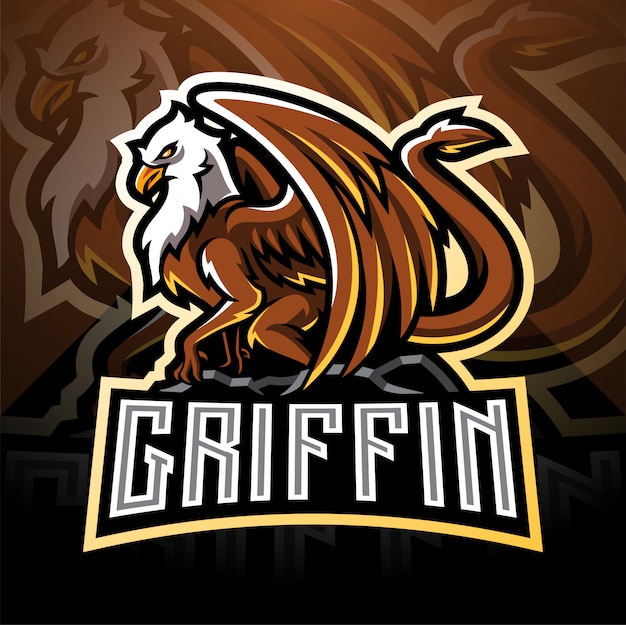 Griffin esport mascot logo design