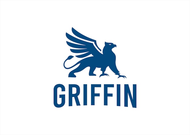 Griffin logo design vector illustration