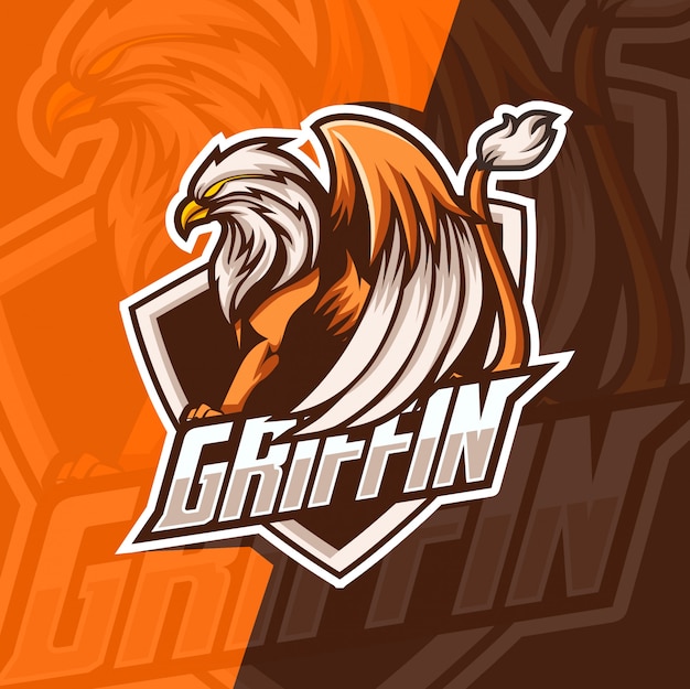 Griffin mascot esport logo