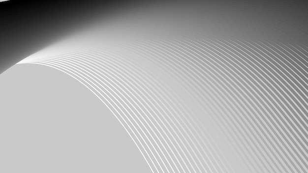 Grijze abstracte met gebogen strepenlijnen voor achtergrond of stofstijl
