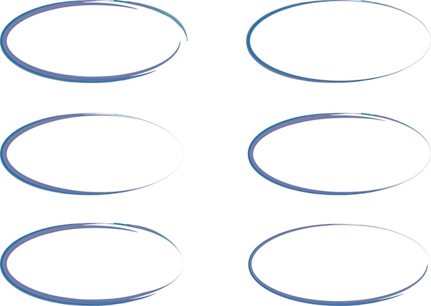 grijze kleurrijke abstracte frames ellipses set vector