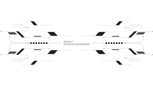 Grijze witte abstracte technische achtergrond Hi-tech digitale verbinding maken met geavanceerde technologie