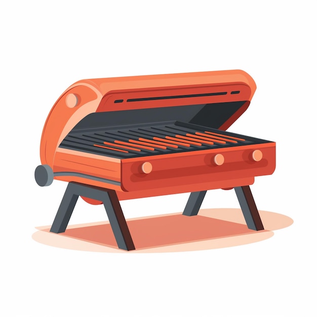 Vector grill barbecue bbq party vector meat food cooking sausage fire design steak cook picnic