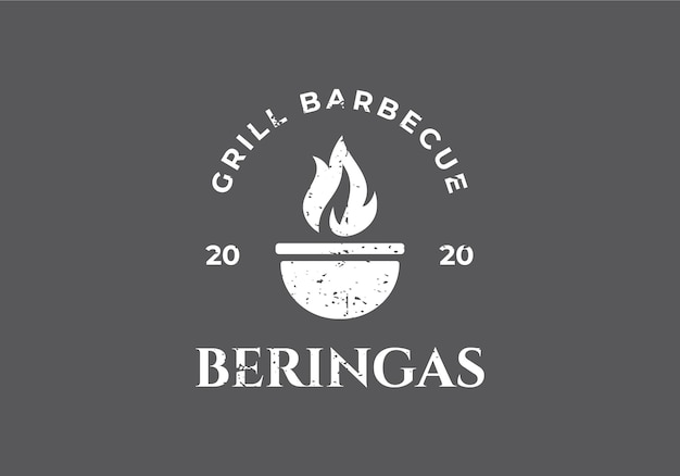 Logo grill, perfetto per ristoranti e altro.